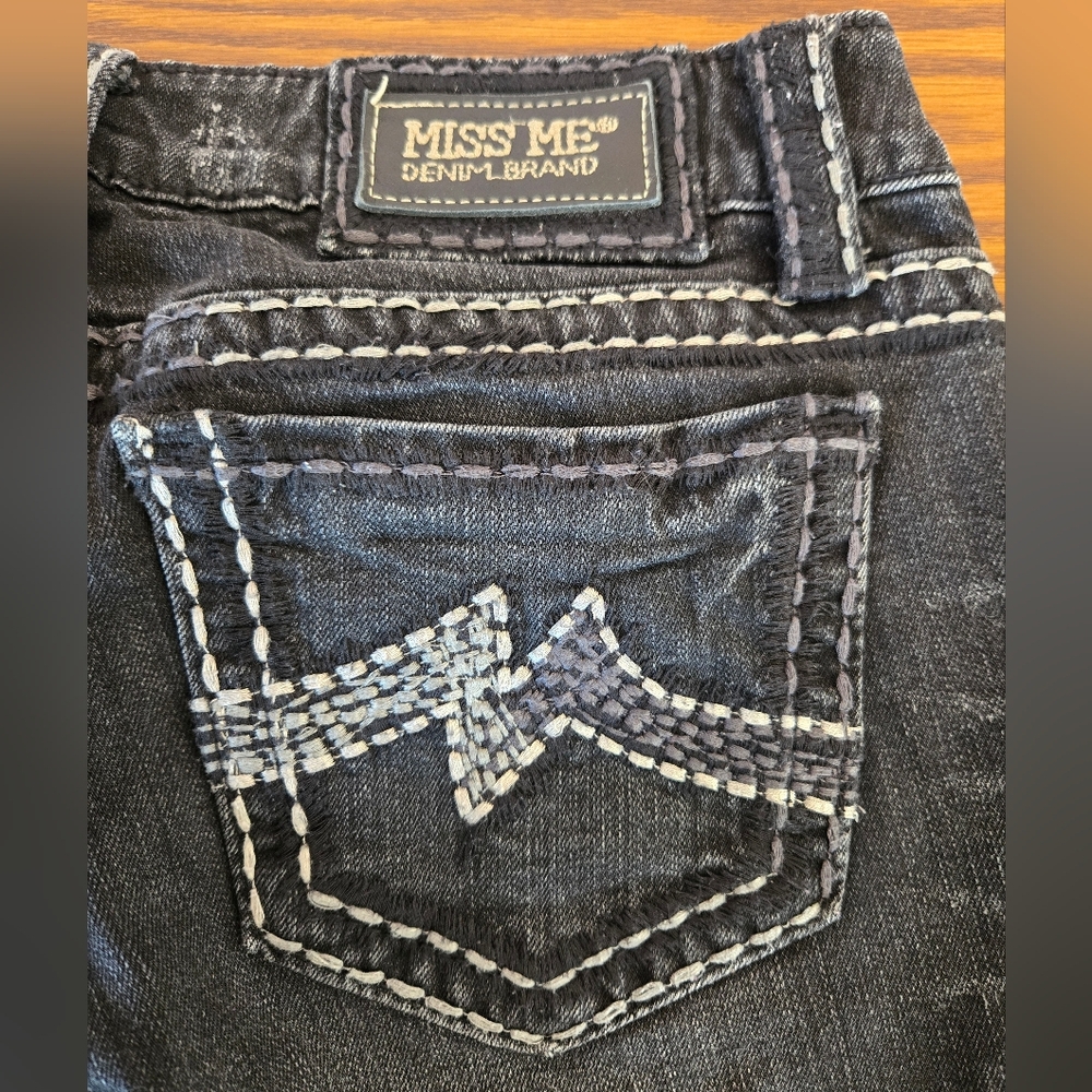 Miss Me Jeans Black Denim Size 30